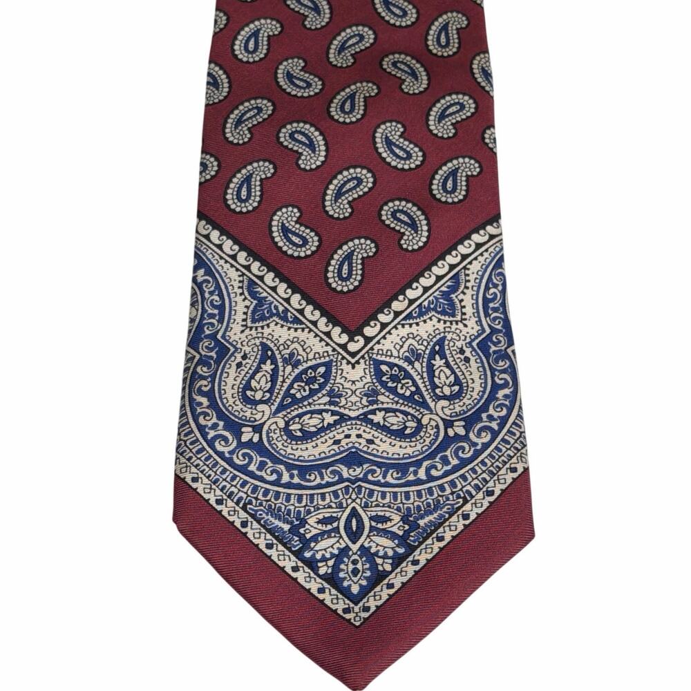 Givenchy Monsieur men’s necktie paisley 100% silk